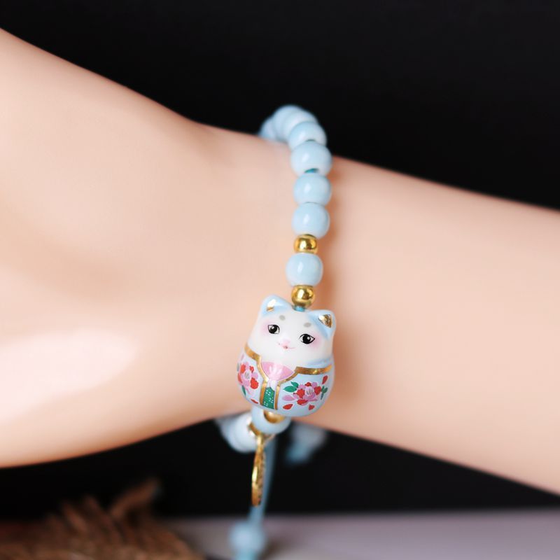 Bracelet Chat Porte Bonheur