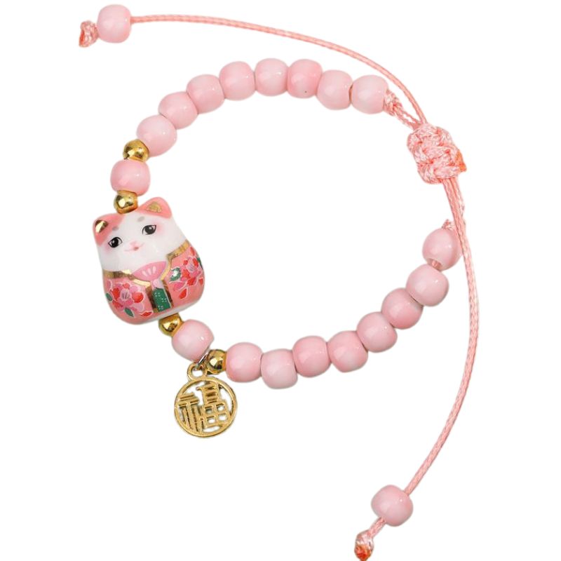 Bracelet Chat Porte Bonheur