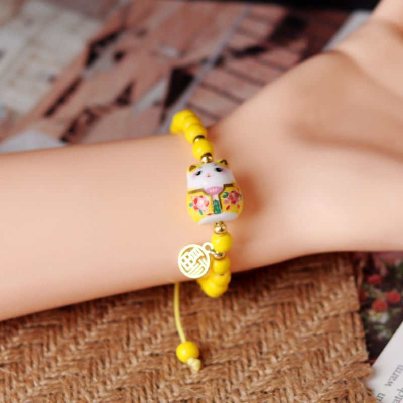 Bracelet Chat Porte Bonheur