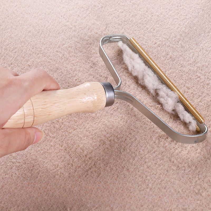 Brosse anti poils Vêtements Manche en Bois