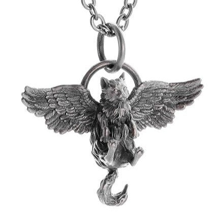 Collier Pendentif Chat Ange