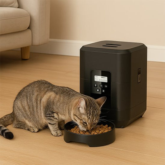 Distributeur de croquettes pour chat-Programmable