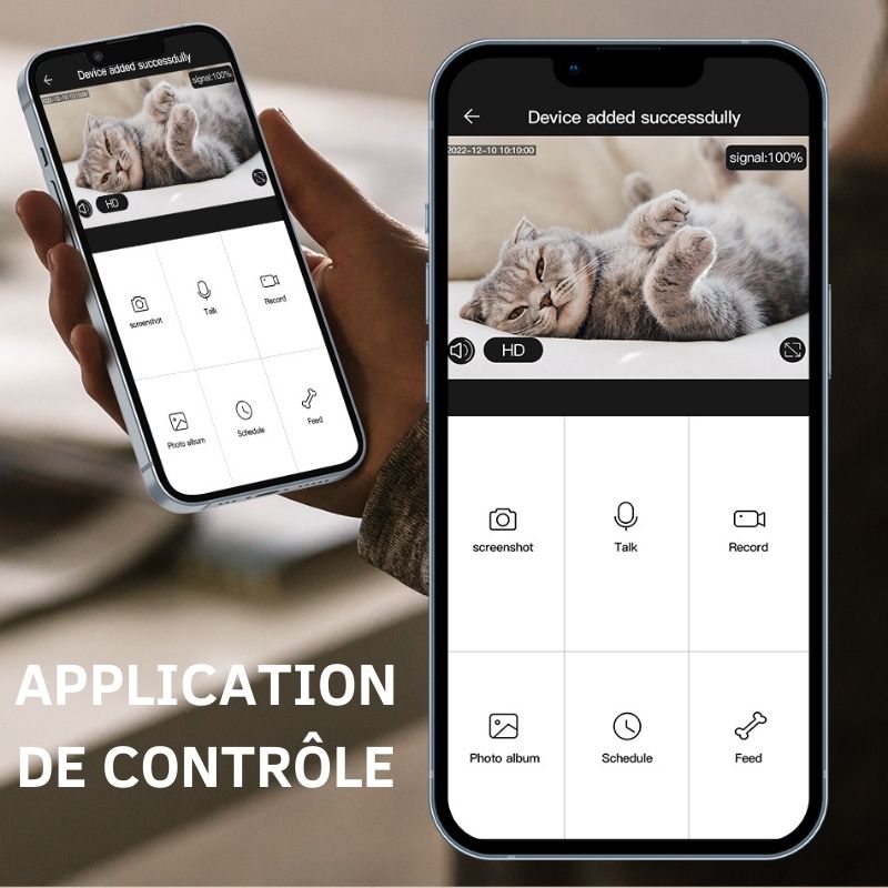 Distributeur de Croquettes pour Chat connecté