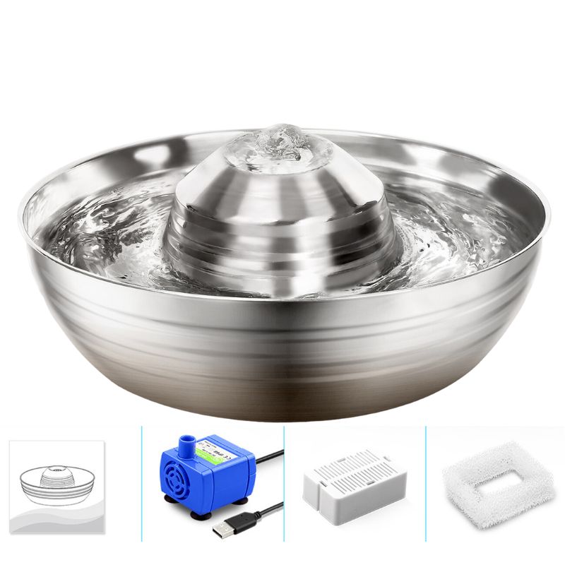 Fontaine à Eau pour Chat Inoxydable