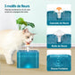 Fontaine à Eau pour Chat Silencieuse Détecteur de Mouvement
