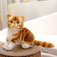Peluche Chat Réaliste Poil Court