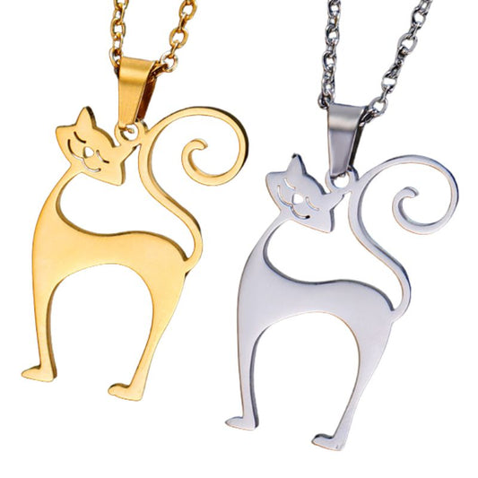 Pendentif Chat Élégant