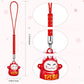 Lot 12 Porte-clés Pendentif Maneki Neko