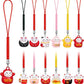Lot 12 Porte-clés Pendentif Maneki Neko