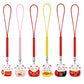 Lot 12 Porte-clés Pendentif Maneki Neko