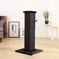 Poteau griffoir large noir design luxe épuré