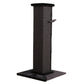 Poteau griffoir large noir design luxe épuré