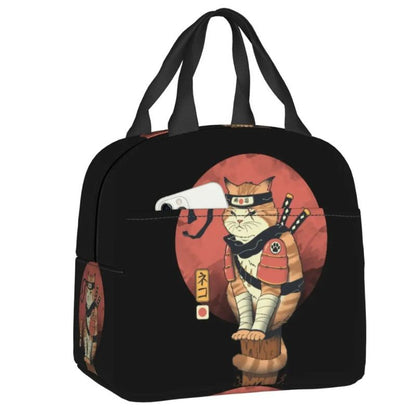 Sac Déjeuner Chat Samouraï