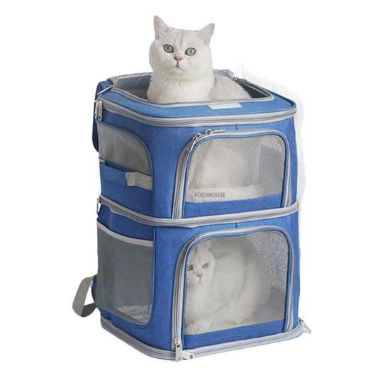 Sac de Transport pour 2 Chats