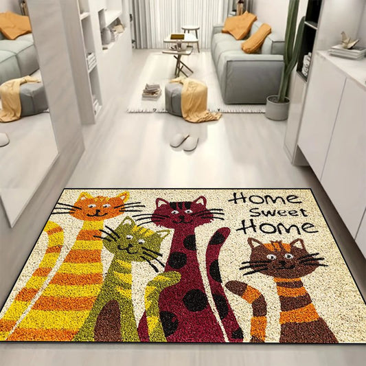 Tapis Chat "Home Sweet Home"