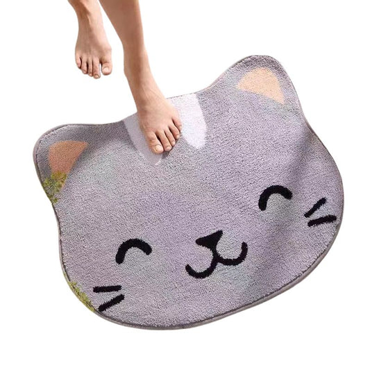 Tapis Tête de Chat Kawaii