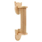 Tour murale griffoir en bois et sisal design tête de chat