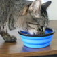Gamelle chat  de voyage pliante 350ml