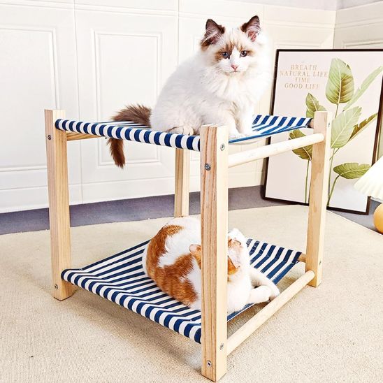 Hamac chat à 2 étages