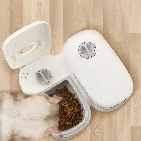 Distributeur  de croquettes pour chat automatique | SmartFeed