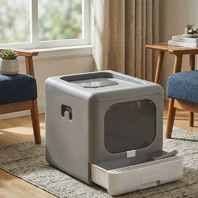 Maison de toilette pour Chat 