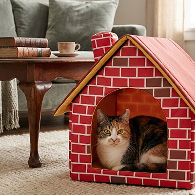 Maison pour chat niche