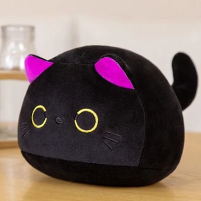 Peluche chat noir