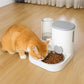 Distributeur de croquettes pour chat 2-en-1 | Fontaine Intégrée