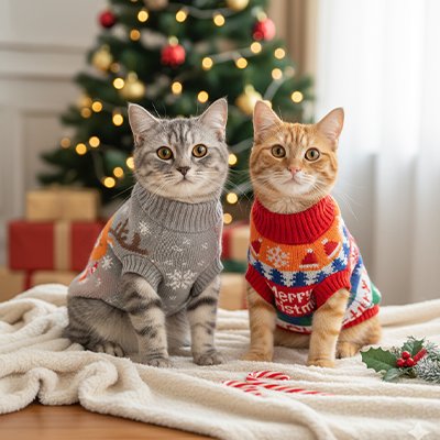 Pull pour Chat de Noël
