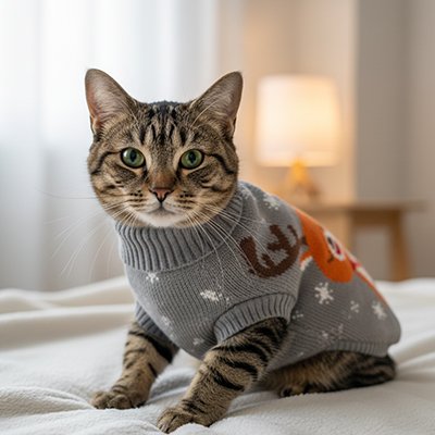 Pull pour Chat de Noël
