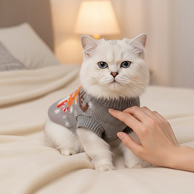 Pull pour Chat de Noël