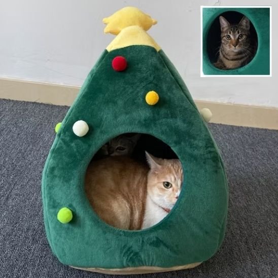 Tente pour chat arbre de Noel