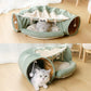 Tunnel pour Chat Pliable avec Lit