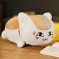 Peluche chat oreiller kawaii