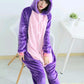 Pyjama combinaison chat femme violet