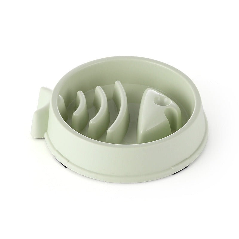 Gamelle anti glouton chat poisson