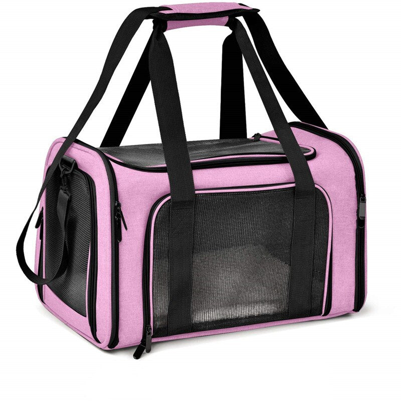 Sac-de-Transport-Chat-Design-rose