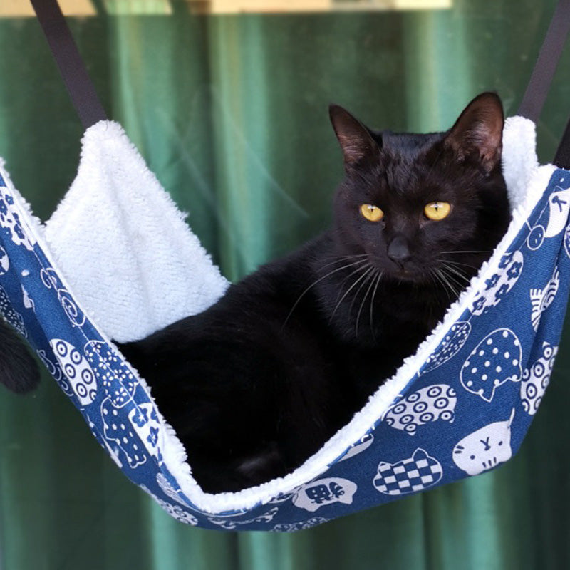 Hamac pour chat à crochets