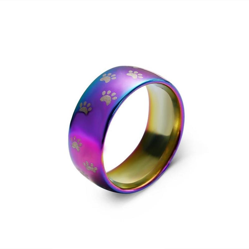 Bague Arc-en-Ciel Chat 16,5 mm