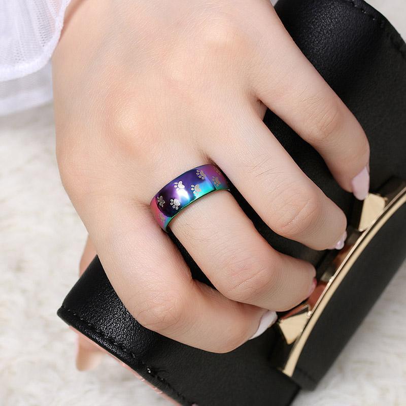 Bague Arc-en-Ciel Chat 