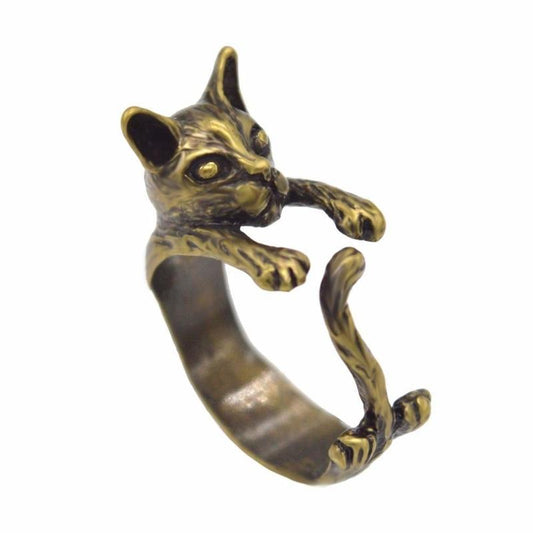 Bague Chat Vintage