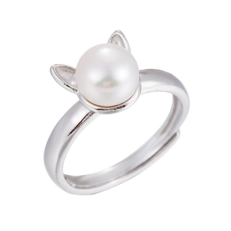 Bague Oreilles de Chat Argent