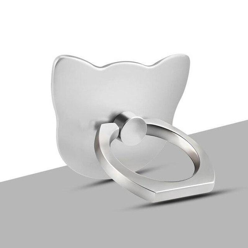 Bague Téléphone Chat Argent