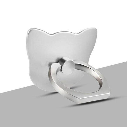 Bague Téléphone Chat Argent