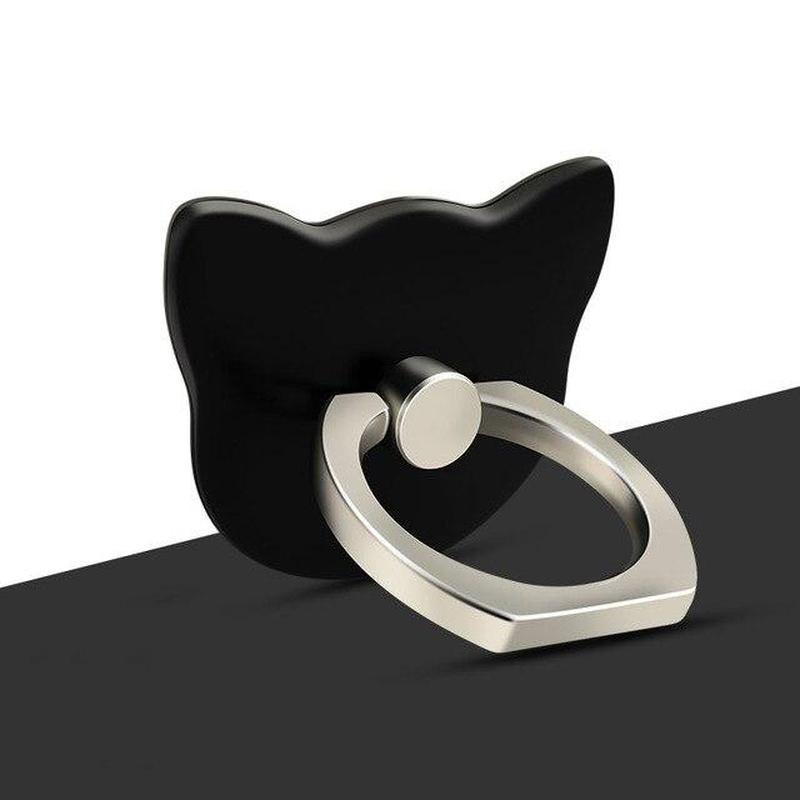 Bague Téléphone Chat Noir