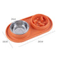Gamelle anti glouton chat 2 en 1