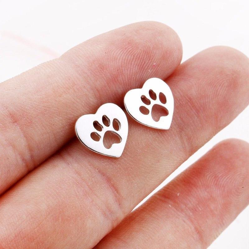 Boucle d'Oreilles Femme Patte de Chat 