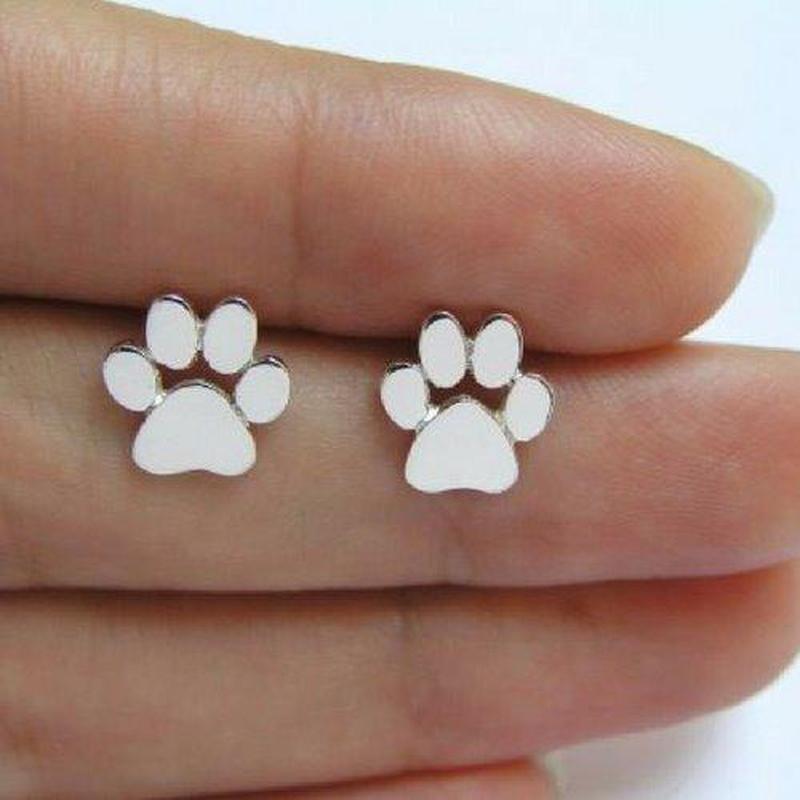 Boucle d'Oreilles Patte de Chat 