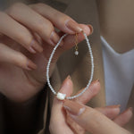 Bracelet chat fin en perles