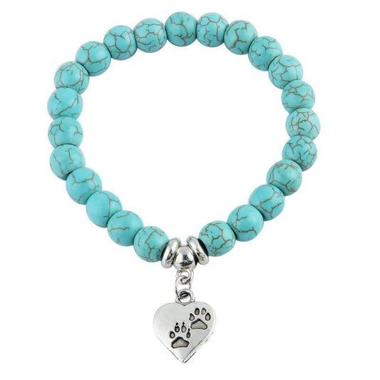 Bracelet Chat Pierre Turquoise